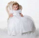 Sarah Louise Christening Robe With Matching Bonnet 001165