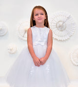 Sarah Louise Ceremonial Ballerina Length Dress 070073