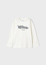 Mayoral Boys Car Motif Long Sleeve Top 4018