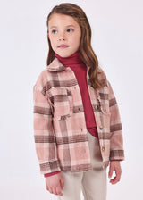 Mayoral Girl's Pink Checked Overshirt 4198
