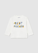Mayoral Toddler Boys "Best Friends" Long Sleeve T 2039