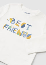 Mayoral Toddler Boys "Best Friends" Long Sleeve T 2039