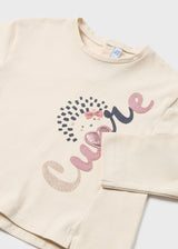 Mayoral Toddler Girls "Cuore" Long Sleeve Top 2050