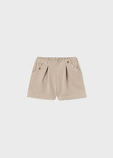 Mayoral Toddler Girls Beige Twill Shorts 2252