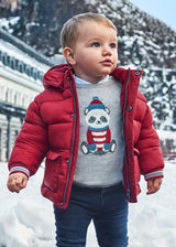 Mayoral Toddler Boys Red Detachable Hood Jacket 2466