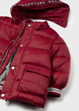 Mayoral Toddler Boys Red Detachable Hood Jacket 2466