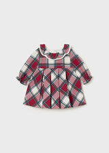 Mayoral Baby Girls Plaid Dress 2808