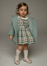 Mayoral Toddler Girls Jade Plaid Dress 2903