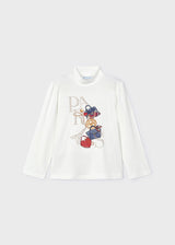Mayoral Gilrls "Paris" Long Sleeve Top 4061