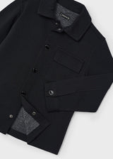 Mayoral Boys Black Button Front Overshirt 4106