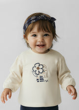 Mayoral Toddler Girls Flower Long Sleeve T & Hairband 2078