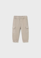 Mayoral Toddler Boys Taupe Cargo Joggers 2506