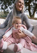 Mayoral Baby Girls Knit Dungaree Set 2605