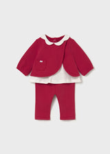 Mayoral Baby Girls Red Legging Set 2707