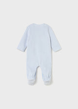 Mayoral Baby Boys Twin Pack Velour All In One's 27196