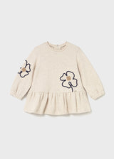 Mayoral Toddler Girls Natural Flower Dress 2917