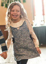 Mayoral Girls Combined Pinafore Dress & Top 4990