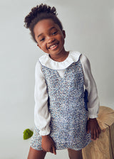 Mayoral Girls Combined Pinafore Dress & Top 4990