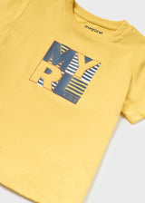 Mayoral Toddler Boys Yellow Motif T-Shirt 106