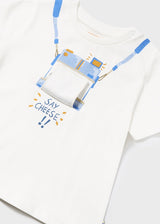 Mayoral Toddler Boys Camera Motif T-Shirt & Shorts Set 1657