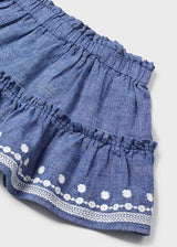 Mayoral Toddler Girls Chambray Skirt & T-Shirt Set 1933
