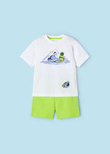 Mayoral Boys Surf T-Shirt & Shorts Set 3610