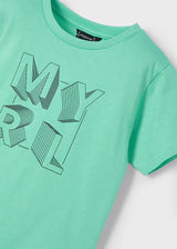 Mayoral Boys Green T-Shirt 170