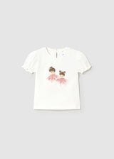 Mayoral Toddler Girls Pink Tutu T-Shirt 1041