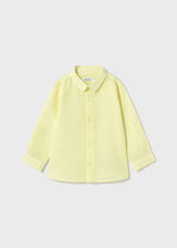 Mayoral Toddler Boys Lemon Linen Shirt 1116