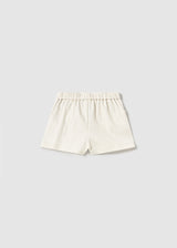 Mayoral Toddler Girls Cream Textured Shorts 1226