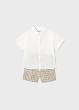 Mayoral Toddler Boys Stone Short Set 1251