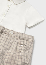 Mayoral Toddler Boys Stone Short Set 1251
