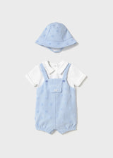 Mayoral Baby Boys Romper Set With Hat 1605