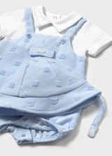 Mayoral Baby Boys Romper Set With Hat 1605