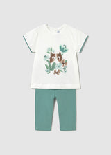 Mayoral Toddler Girls Flower legging Set 1736