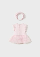 Mayoral Baby Girls Tutu Bodysuit & Headband Set 1756