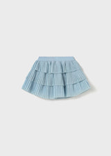 Mayoral Blue Toddler Girls Tulle Tiered Skirt 1901