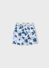 Mayoral Boys Blue Print Shorts 3221