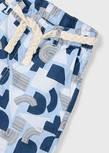 Mayoral Boys Blue Print Shorts 3221