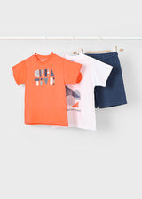 Mayoral Boys 3 Piece Short Set 3602