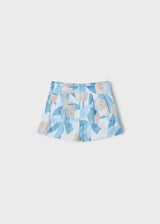 Mayoral Girls Blue Printed Shorts 3905