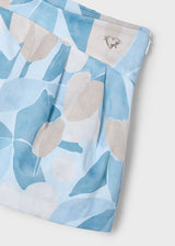 Mayoral Girls Blue Printed Shorts 3905