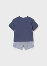 Mayoral Toddler Boys Capri Blue Short Set 1228