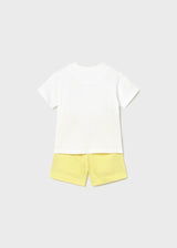 Mayoral Toddler Boys Lemon Short Set 1672
