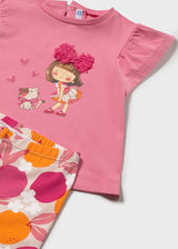 Mayoral Toddler Girls Geranium Legging Set 1751