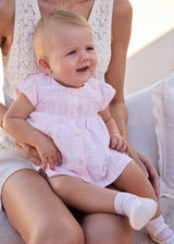 Mayoral Baby Girls Rose Flower Dress & Pants Set 1805