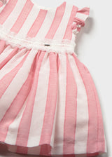 Mayoral Toddler Girls Pink Striped Dress 1904