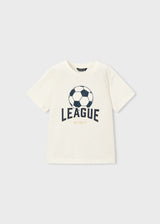 Mayoral Boys Football League Applique T-Shirt 3074