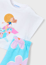 Mayoral Girls Lilac Short Set 3234