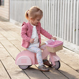 Tender Leaf Scooter with Basket (Pink)
